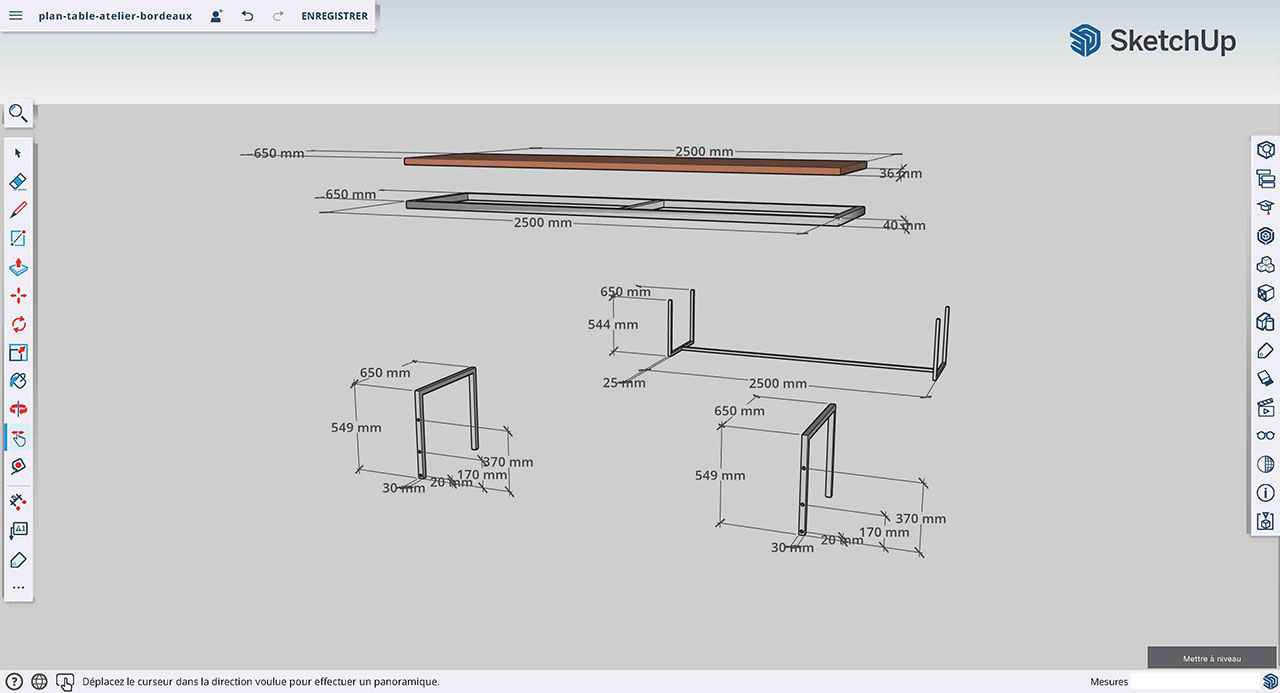 Comment j’ai imaginé et créé une table sur-mesure pour mon atelier d’artisanat ?