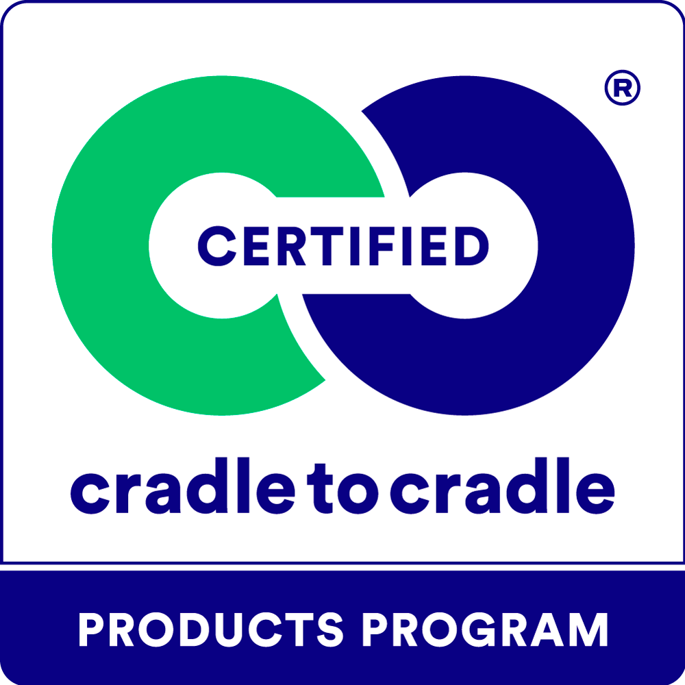 Logo du label environnemental Cradle to Cradle Certified®. Logo du label environnemental Cradle to Cradle Certified®.