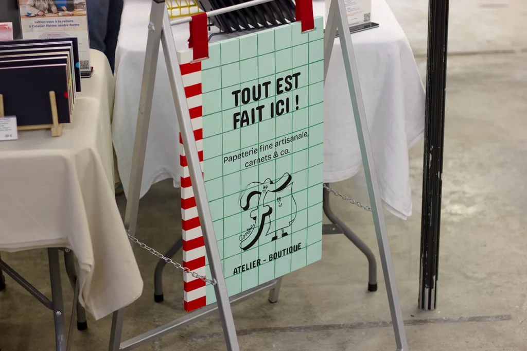 Stop-trottoir de l’atelier Forme contre forme à Bordeaux.